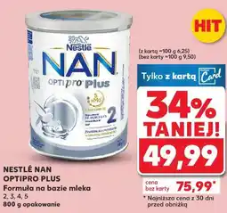 Kaufland NESTLÉ NAN OPTIPRO PLUS Formuła na bazie mleka oferta