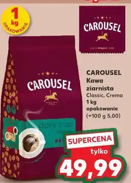 Kaufland Carousel Kawa ziarnista 1kg oferta
