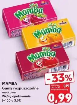 Kaufland Mamba Gumy rozpuszczalne owocowe oferta
