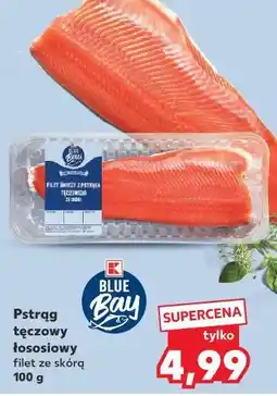 Kaufland BLUE BAY Pstrąg tęczowy łososiowy filet ze skórą oferta