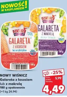 Kaufland NOWY WIŚNICZ Galareta z łososiem lub z makrelą oferta
