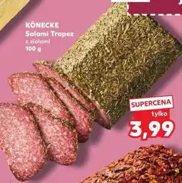 Kaufland Könecke Salami Trapez z ziołami 100 g oferta
