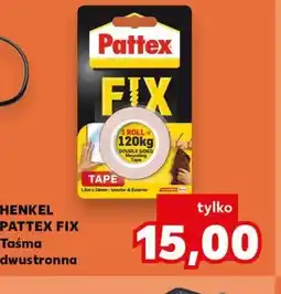 Kaufland HENKEL PATTEX FIX Taśma dwustronna oferta
