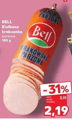 Kaufland BELL Kiełbasa krakowska parzona 100 g oferta