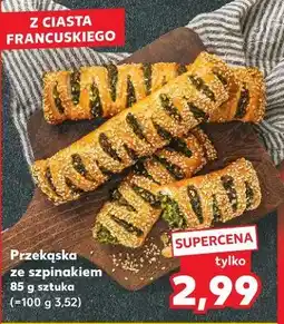 Kaufland Przekąska ze szpinakiem oferta