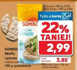 Kaufland SONKO Wafle ryżowe oferta