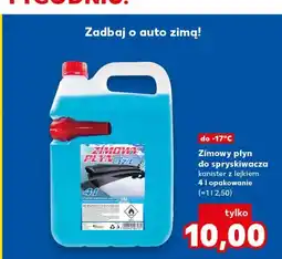 Kaufland Zimowy płyn do spryskiwacza 4L kanister z lejkiem oferta