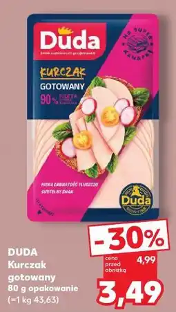 Kaufland DUDA Kurczak gotowany 80 g opakowanie oferta
