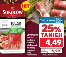 Kaufland SOKOŁÓW Boczek wędzony surowy lub Boczek wędzony parzony oferta