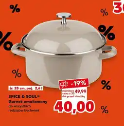 Kaufland SPICE & SOUL Garnek emaliowany śr. 20 cm, poj. 2,6 l oferta