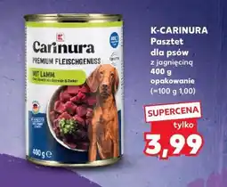 Kaufland K-CARINURA Pasztet dla psów z jagnięciną 400 g oferta