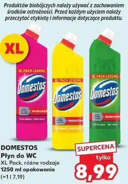 Kaufland DOMESTOS Płyn do WC XL Pack, różne rodzaje 1250 ml oferta
