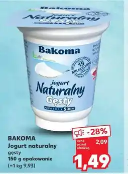 Kaufland BAKOMA Jogurt naturalny gęsty oferta