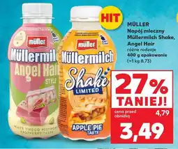 Kaufland MÜLLER Napój mleczny Müllermilch Shake, Angel Hair oferta