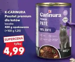 Kaufland K-CARINURA Pasztet premium dla kotów kaczka 400 g oferta