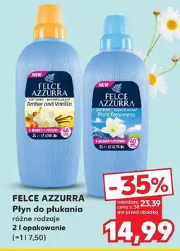 Kaufland FELCE AZZURRA Płyn do płukania różne rodzaje, 2 l oferta