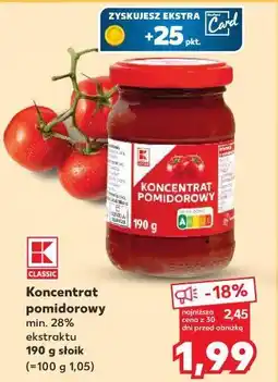 Kaufland Koncentrat pomidorowy oferta