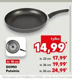 Kaufland DOMO Patelnia, różne rozmiary oferta