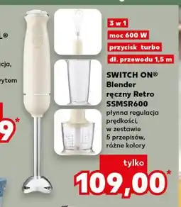 Kaufland SWITCH ON Blender ręczny Retro SSMSR600 oferta