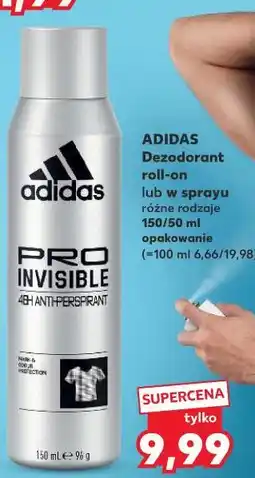 Kaufland Adidas Dezodorant roll-on lub w sprayu oferta