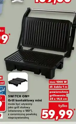 Kaufland SWITCH ON Grill kontaktowy mini oferta