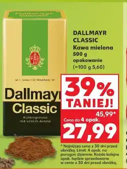 Kaufland Dallmayr Classic Kawa mielona 500 g oferta