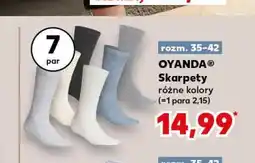 Kaufland OYANDA Skarpety damskie 7 par oferta