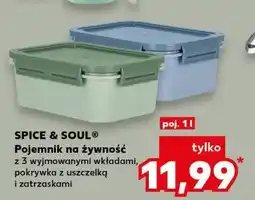 Kaufland SPICE & SOUL Pojemnik na żywność z 3 wyjmowanymi wkładami oferta