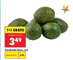 Biedronka Awokado Hass, szt. 1+1 GRATIS oferta