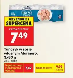 Biedronka Tuńczyk w sosie własnym, 3x80 g oferta
