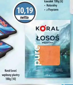 DUO-TES Koral Łosoś wędzony plastry Koral oferta