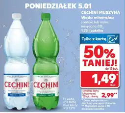 Kaufland Woda mineralna Cechini oferta
