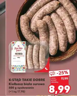 Kaufland Kiełbasa biała oferta