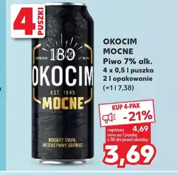 Kaufland Piwo Okocim oferta