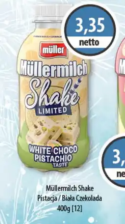 DUO-TES Müllermilch Shake Pistacja/Biała Czekolada müller oferta