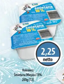 DUO-TES Rolmlecz Śmietana Wiejska 18% Mlekpol oferta