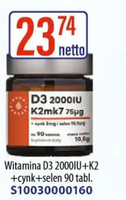 AT Witamina D3 2000IU+K2 oferta