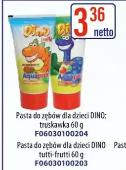 AT DINO Pasta do zębów dla dzieci oferta