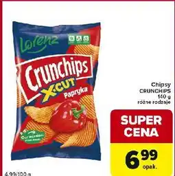 Globi Chipsy paprykowe Crunchips X-Cut oferta