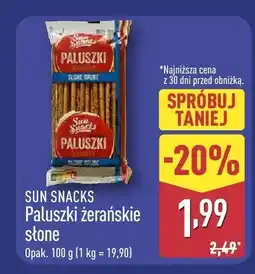 ALDI Paluszki żerańskie słone oferta