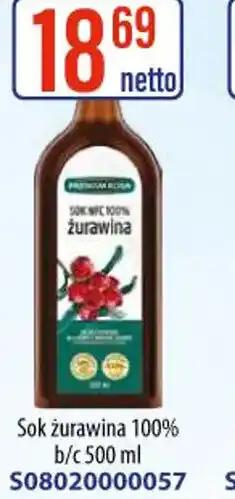 AT Sok żurawina 100% oferta