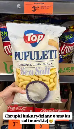 Biedronka Chrupki kukurydziane Pupuleti Sea Salt oferta