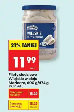 Biedronka Filety śledziowe Wiejskie w oleju oferta