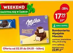 Żabka Bombonierka Alpejskie Mleczko oferta