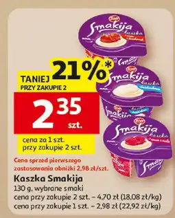 Auchan Mus owocowy lub owocowo-warzywny Auchan 100 g, różne rodzaje oferta