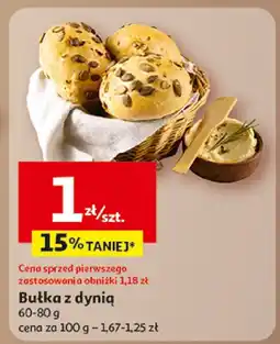 Auchan Bułka z dynią oferta