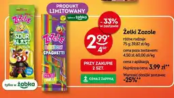 Żabka Żelki Zozole różne rodzaje (Sour Blast yuzu, Rainbow Spaghetti) oferta