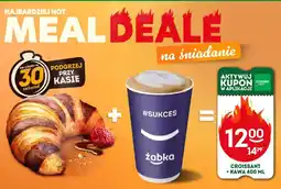 Żabka Croissant + Kawa 400 ml oferta