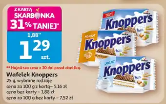 Wafelek Knoppers 25 g, wybrane rodzaje