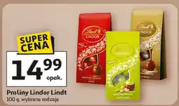 Auchan Praliny Lindor Lindt 100 g, wybrane rodzaje oferta